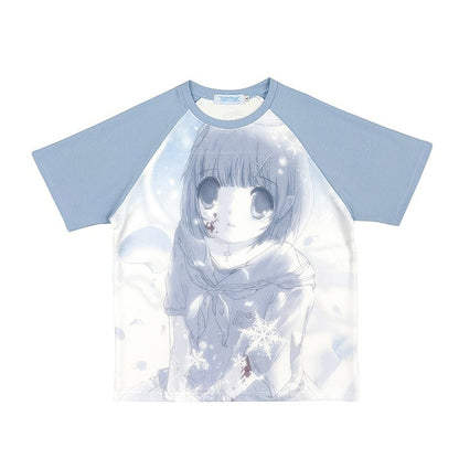 Blue Graphic T-shirt