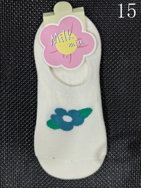 17 Options Colorful Ankle Socks With Cake/Apple/Bear/Puppy/Bowknot/Polka-dot/Striped Pattern/Floral Print