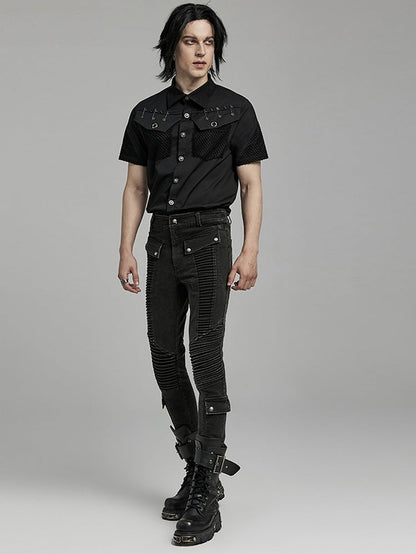 Punk Denim Pants