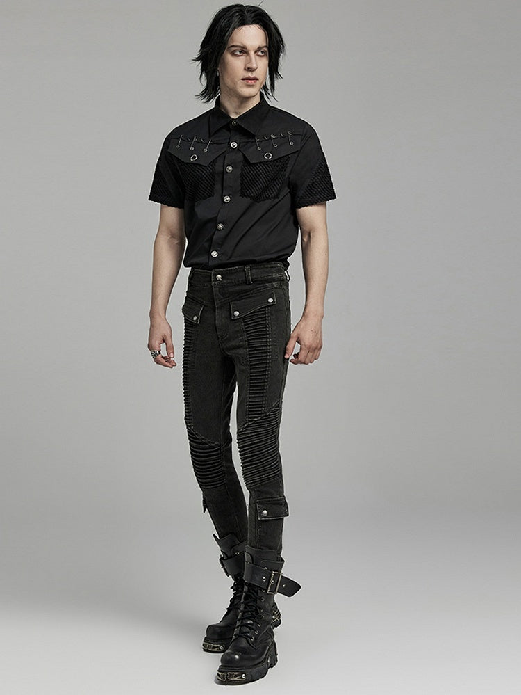 Punk Denim Pants