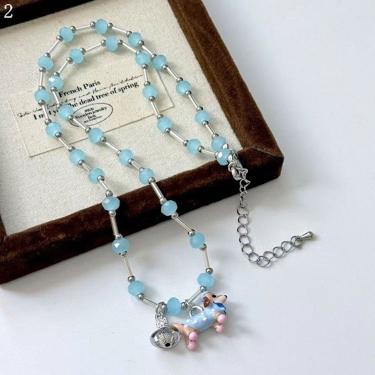 3 Options Y2K Bittersweet Puppy Decorated Necklace/Bracelet