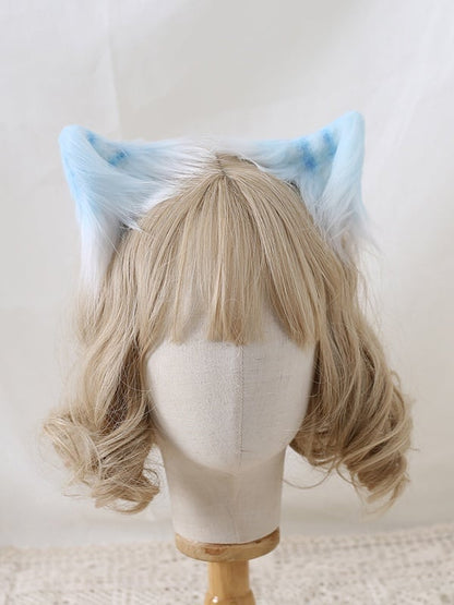 8 Colors Cute Lolita Faux Fur Kitten Ear KC
