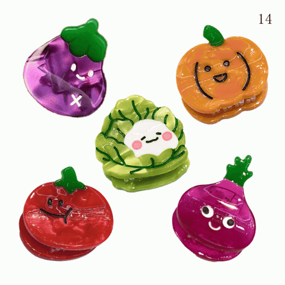 29 Options Y2K Cute Fruits Claw Clips