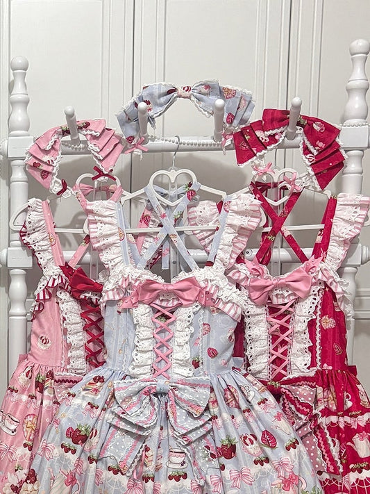 Black / Red / Blue / Pink Bowknot KC