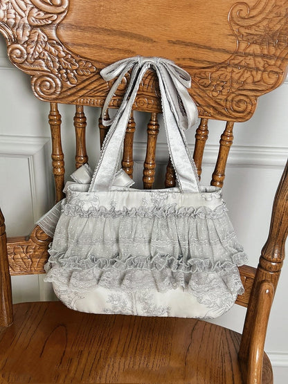 Champagne / Black / Silver Hand Bag