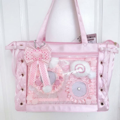 12 Colors Big Bow Ita Bag Charm