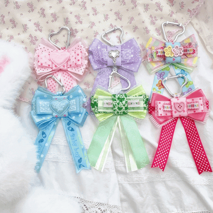 12 Colors Big Bow Ita Bag Charm