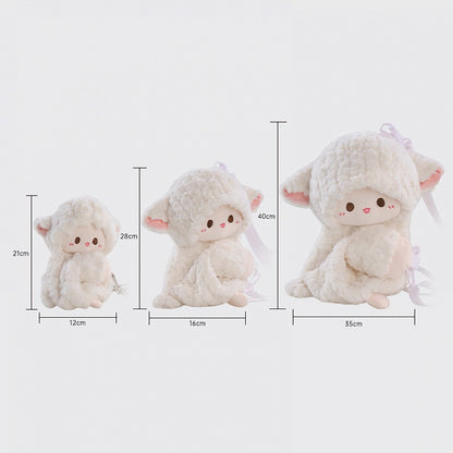 Cute Little Lamb White 21cm/28cm/40cm Plush Backpack/Crossbody
