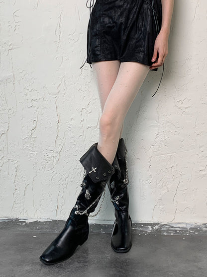 White/Black/Nude/Milk White Y2K Rhinestone Sheer Tights