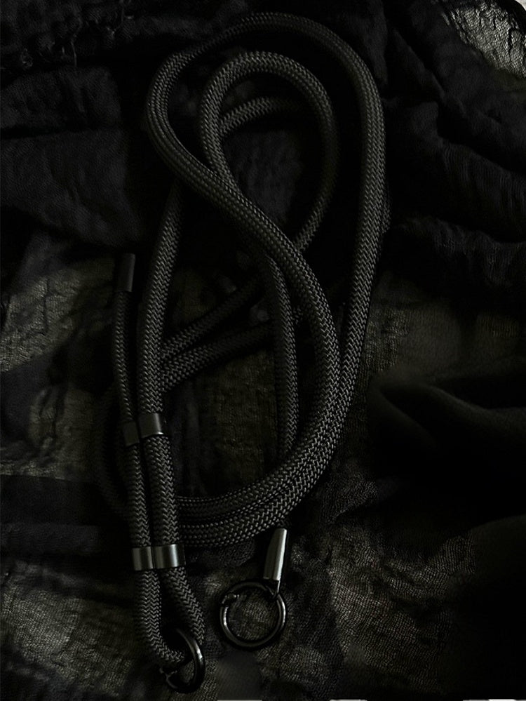 Black Gothic Crossbody Strap