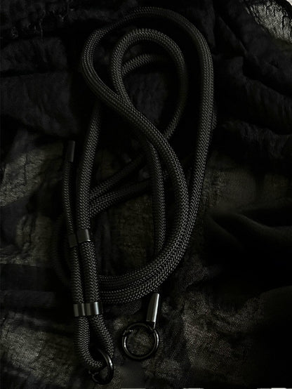 Black Gothic Crossbody Strap