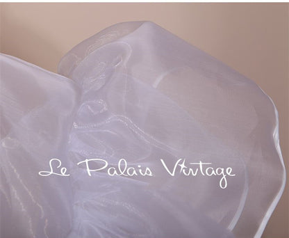 Black/White 52cm Two Layers Hem Vintage Petticoat