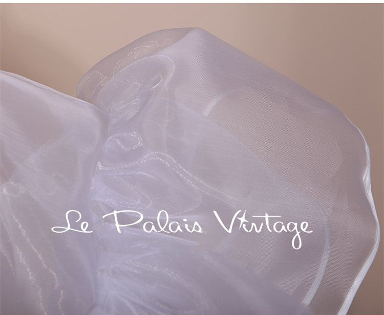 Black/White 52cm Two Layers Hem Vintage Petticoat