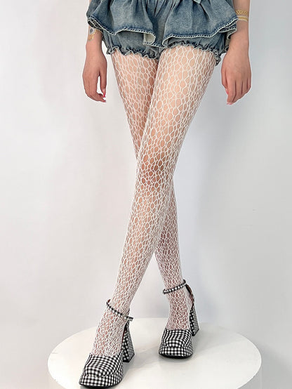 6 Color Options Y2K Cut-out Design Tights