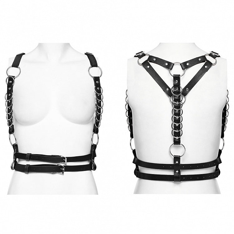 Black Punk Harness