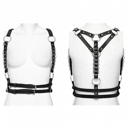 Black Punk Harness