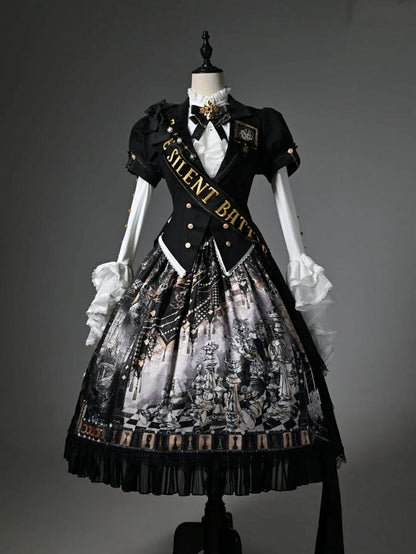 Black / Red / Dark Blue Ribbon