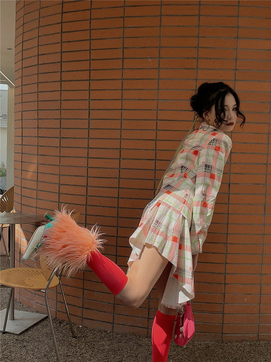 Orange Y2K 20CM/30CM/40CM Shaggy Leg Warmers