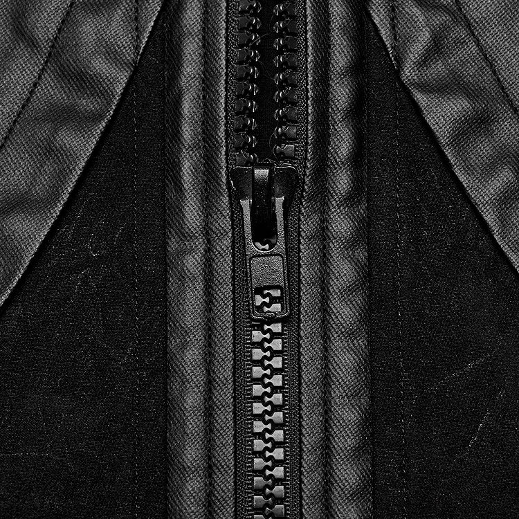 Black Punk Hooded Tank Top