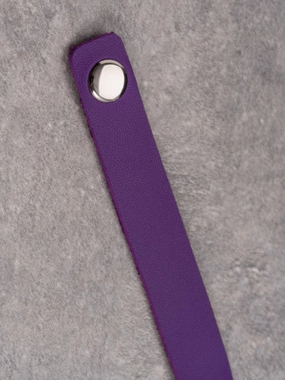 Purple Gothic Cross And Chain Pendant Heart Choker