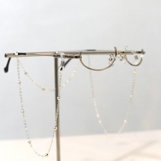 Silver/Gold Cyberpunk Chain Charm Eyeglasses Frame