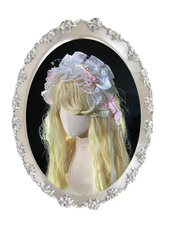 Pink / Blue Fairy Bead Details Hairband