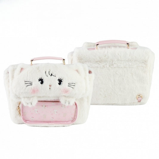 White Plush Mikko Mousse Ita Bag