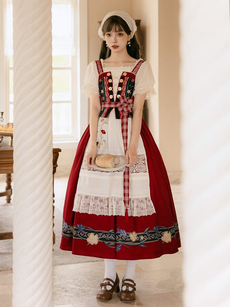 Apricot Ruffle Off-the-shoulder Neckline Blouse