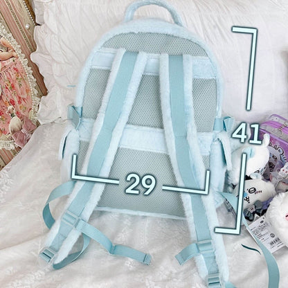 Blue Plush Ita Backpack