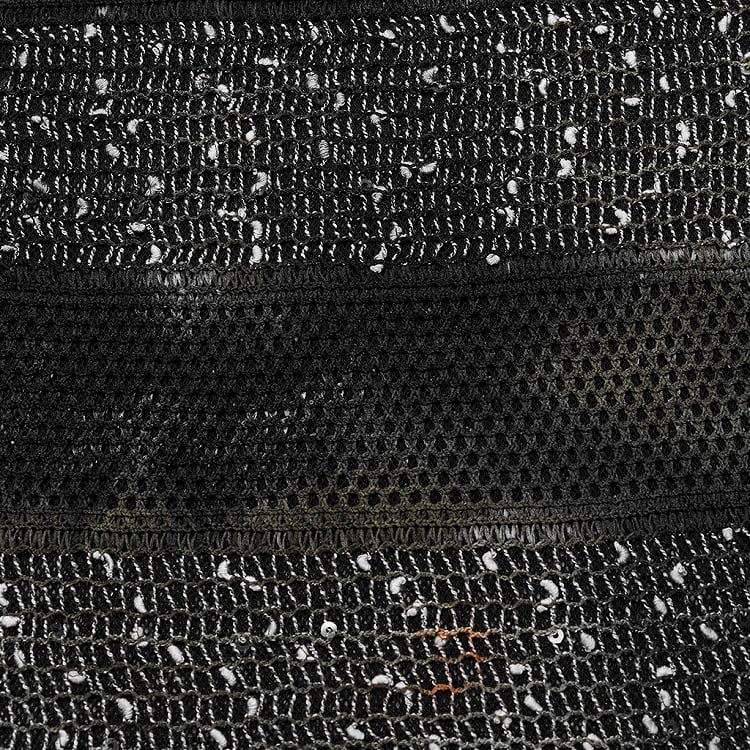 Black and Green Punk Daily Striped Vest