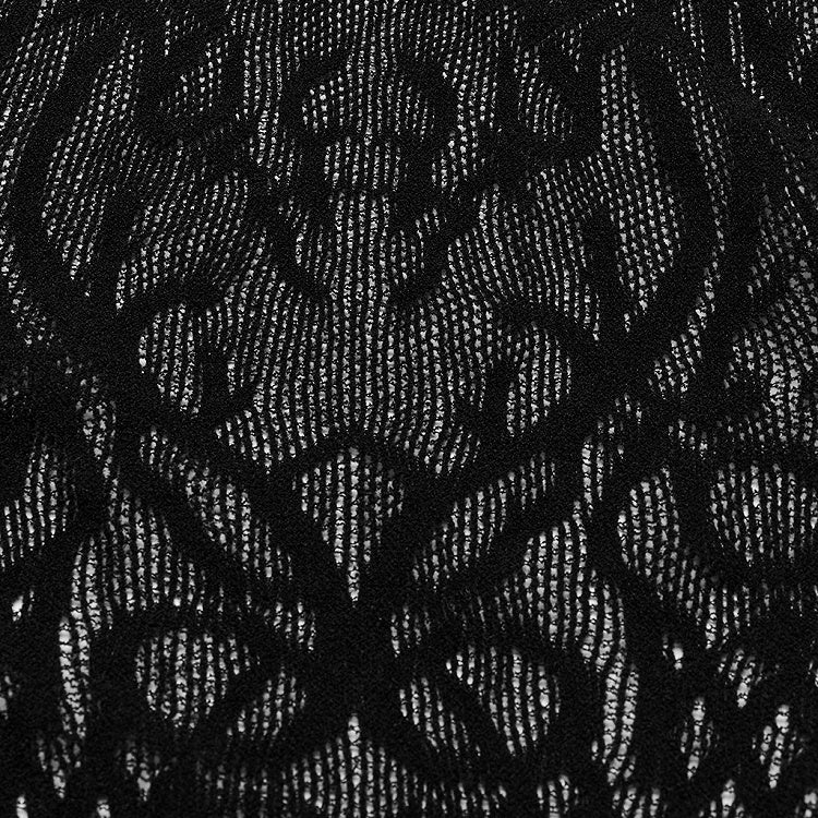 Black Goth Knitted Dress