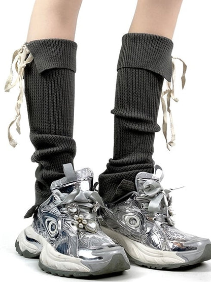 5 Color Options Knitted Leg Warmers