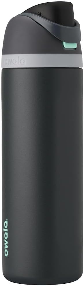 Owala FreeSip Insulated Stainless Steel Water Bottle with Straw for Sports, Travel, and School BPA-Free Sports Water Bottle, 24 oz, Beach House