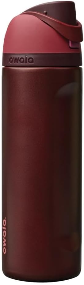Owala FreeSip Insulated Stainless Steel Water Bottle with Straw for Sports, Travel, and School BPA-Free Sports Water Bottle, 24 oz, Beach House