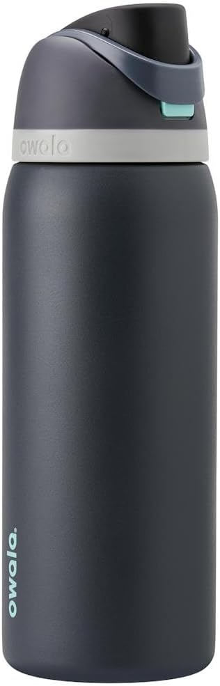 Owala FreeSip Insulated Stainless Steel Water Bottle with Straw for Sports, Travel, and School BPA-Free Sports Water Bottle, 24 oz, Beach House