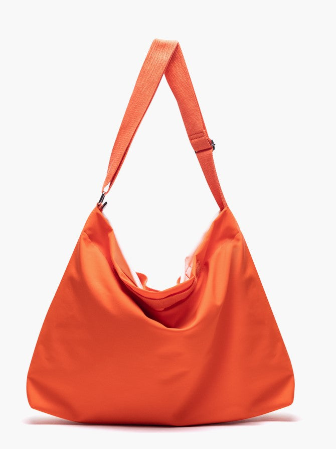 White & Orange Star Tote Bag With Large Capacity