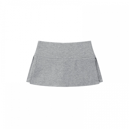 Gray Mini Bodycon Skirt