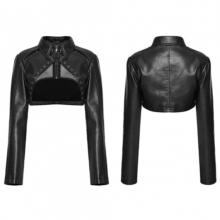 Black Punk Short Jacket