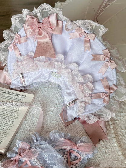 Blue / Purple & Pink Bows Decoration Bonnet