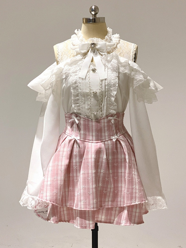 Sweet & Edgy Plaid Tiered Skirt: Jirai Kei High-Waist in 3 Colors