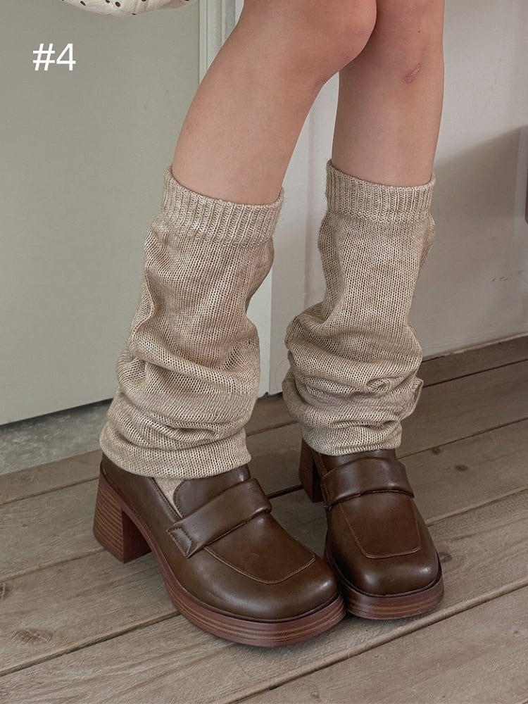 8 Options Y2K Knitted Leg Warmers