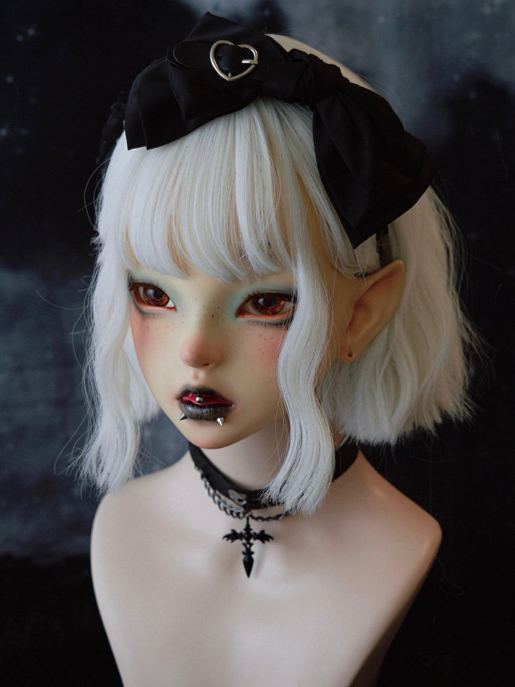 4 Options Black Gothic Buckle Decorated Bowknot KC