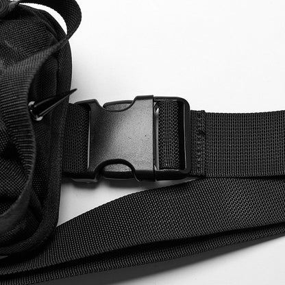 Black Punk One Shoulder Spiked Bag