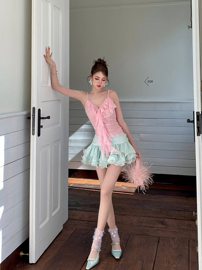 White Sequins Details Calf Socks