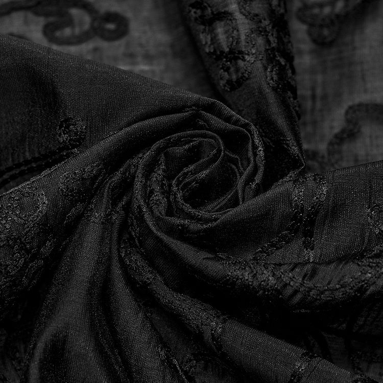 Goth Men's Embroidered Shirt