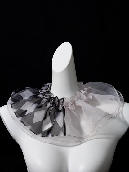 Halloween Clown Lolita Dress Black and White Pennywise Vibes