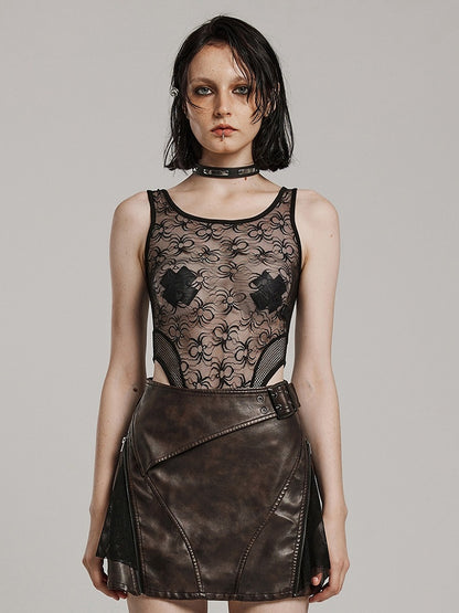 Black Punk Daily Bodysuit