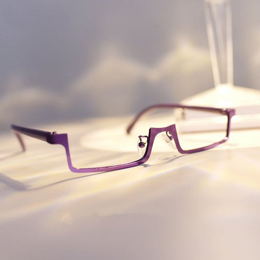 Cyberpunk Purple Eyeglass Frame