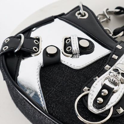 Black Skeleton Kitty Ita Bag