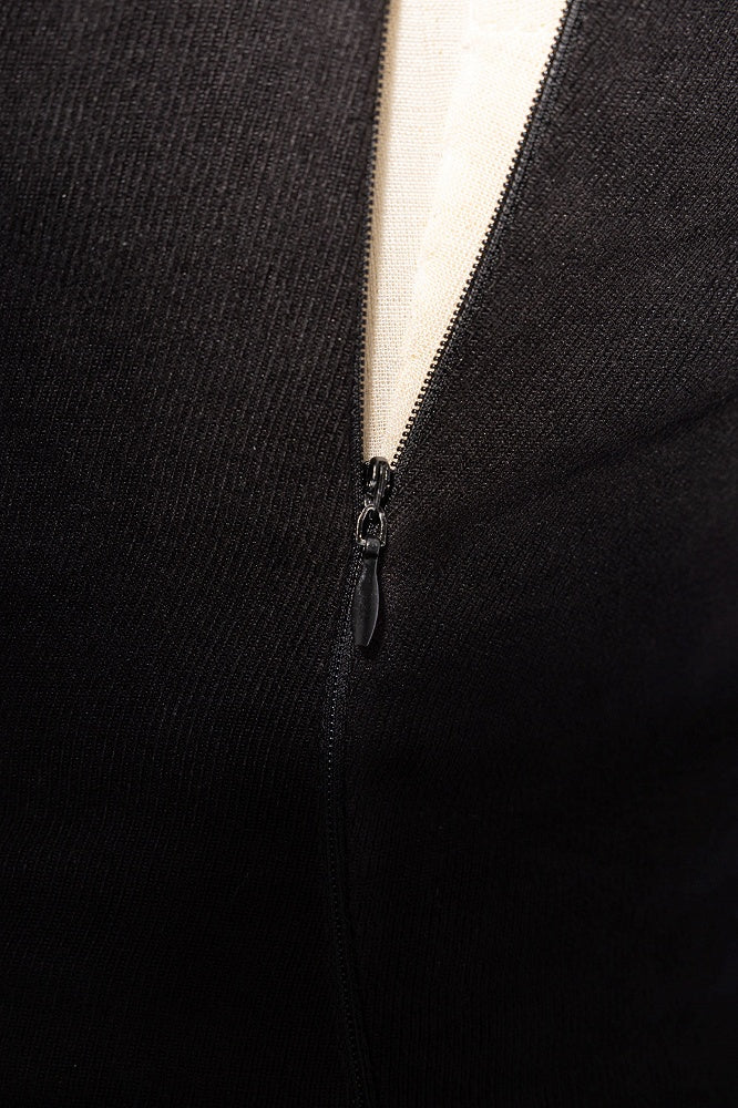 Fan Art Fashion Miss Devil Black Dress with Pumpkins Crossbody Full Set